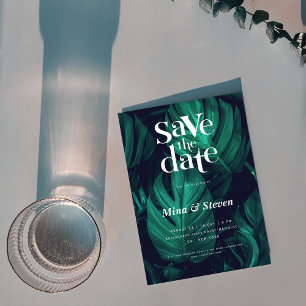 Reserve A Data Casamento Tropical Monstera em Aquarela