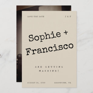 Reserve A Data Casamento Único Da Tipografia Da Vintage