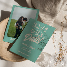 Reserve A Data Casamento Único de Boho Moderno Bold Funky Bold Br