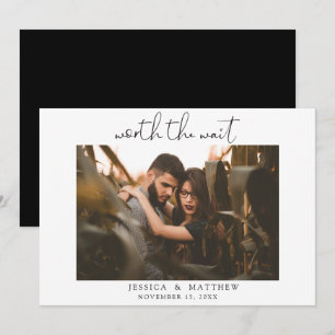 Reserve A Data Casamento Vale a Espera Foto Script Moderno