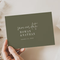 Casamento Verde-Azeite-Chic Moderno