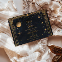 Casamento Vintage Celestial Lua Estrelas