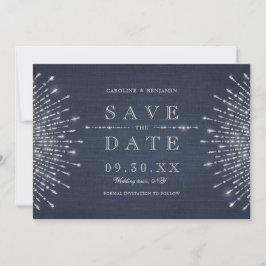 Reserve A Data Casamento vintage deco do marinho prata salvar a d