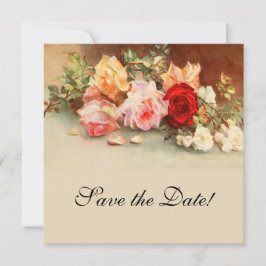 Reserve A Data Casamento Vintage, Natureza-Morta de Flores de Ros