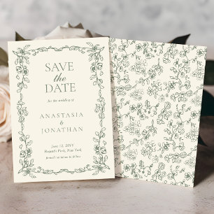 Reserve A Data Casamento Vitoriano Elegante Sage Green
