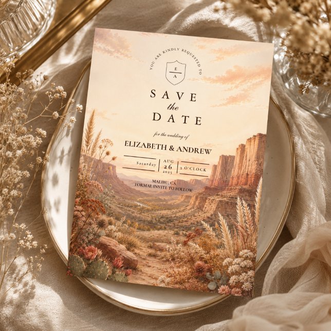 Reserve A Data Casamento Western de Outono Elegante (Criador carregado)