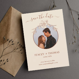 Reserve A Data Casamento Whimsical Elegante Terracotta