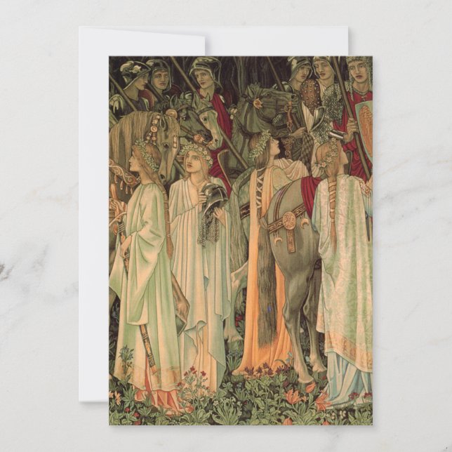 Reserve A Data Cavaleiros medievais da Mesa redonda (Frente)