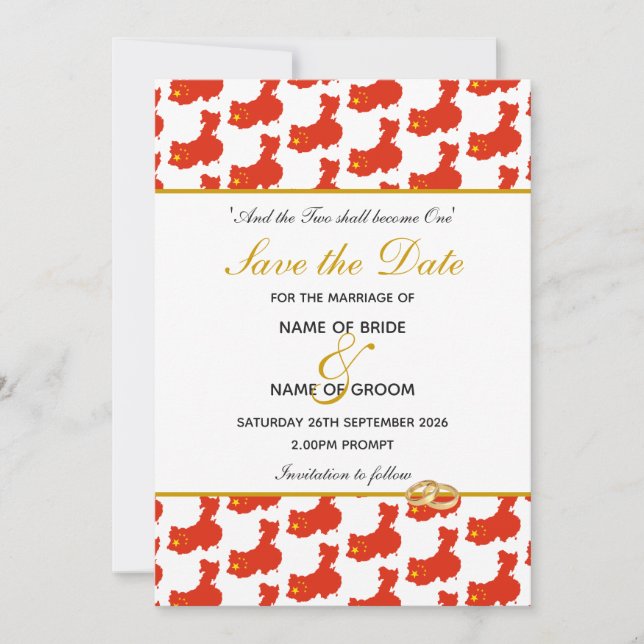 Reserve A Data Celebração de Casamento de Evento Especial Cristão (Frente)