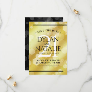 Reserve A Data Celebração do Aniversário de Casamento de Brass