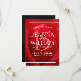 Reserve A Data Celebração do Aniversário de Casamento de Rosa 15