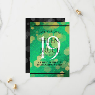 Reserve A Data Celebração do aniversário de casamento do Elegante