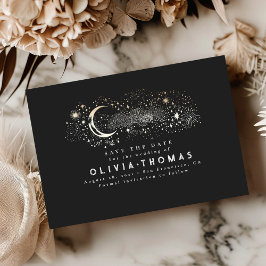 Reserve A Data Celestial Starry Night Moon Black Salvar Data