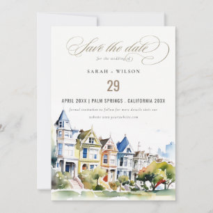 Reserve A Data Cenas de Casamento da Paisagem das Painted Ladies