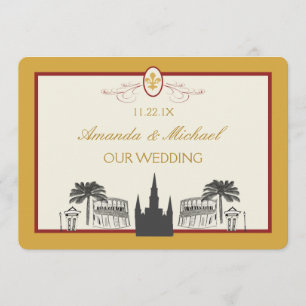 Reserve A Data Cenas de Nova Orleans Douradas e Bordéus Salvem a 