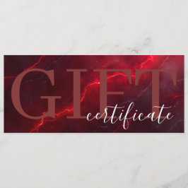 Reserve A Data Certificado de Presente Luxuoso Ousado Elegante Ve