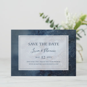 Reserve A Data Céu Noturno Celestial com Quadro Horizontal