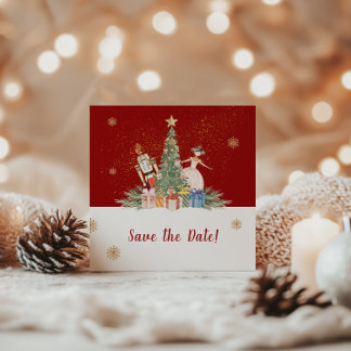 Reserve A Data Chá de fraldas de Festa de Natal de Nutcracker