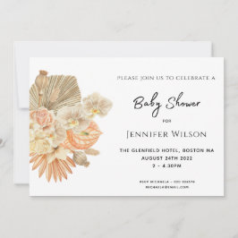 Reserve A Data chá de fraldas de fotos da grama boêmia do terraco