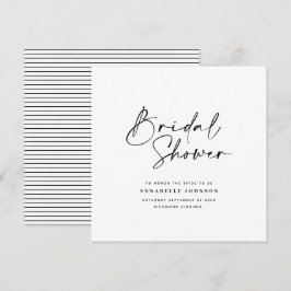 Reserve A Data Chá de panela simples branco de script casual