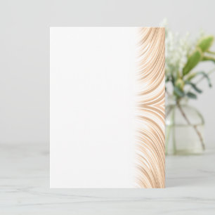 Reserve A Data Champagne Marrom Claro Elegante Redemoinho Abstrat