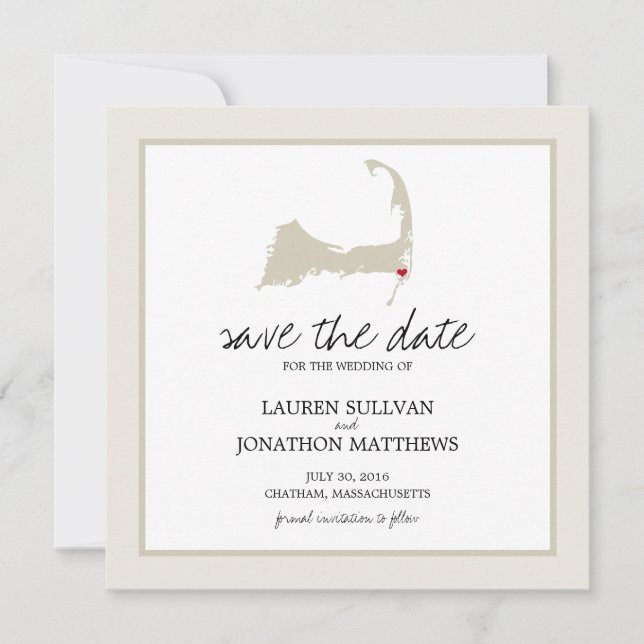 Reserve A Data Chatham Cape Cod Wedding Salvar Data (Frente)