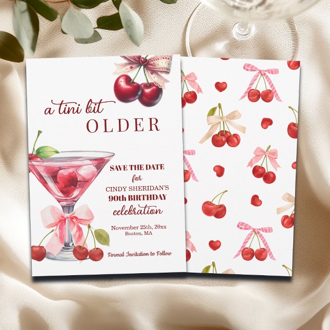 Reserve A Data Chic A Tini Bit Mais Velho Martini de Cereja 90º A (Criador carregado)