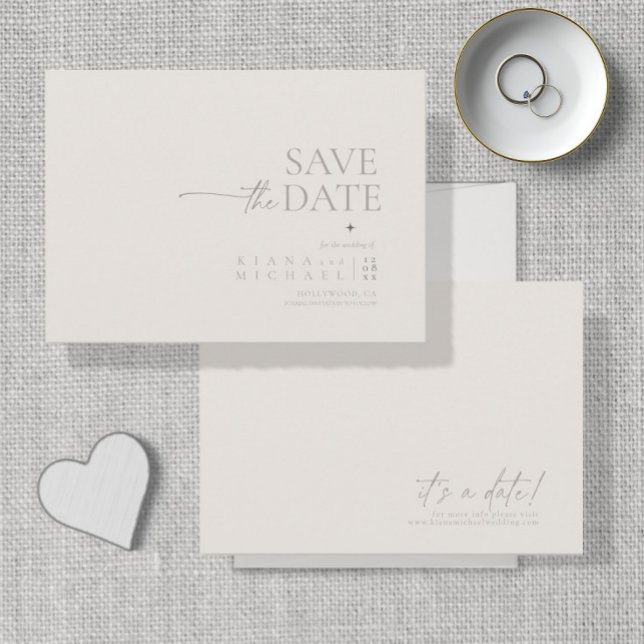 Reserve A Data Chic Neutrals Wedding Bone White ID1020 (Criador carregado)