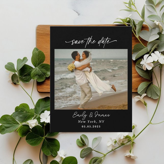 Reserve A Data Chic único Moderno Elegante minimalista (Criador carregado)