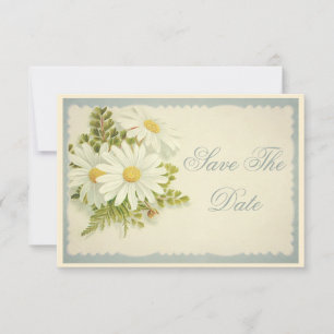 Reserve A Data Chic Vintage Daisies Salve o Dia 70º
