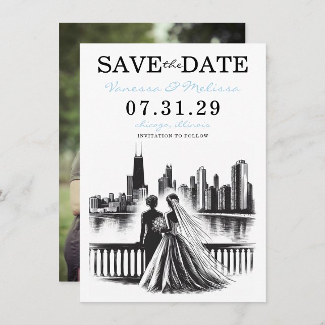 Reserve A Data Chicago Brides (Frente/Verso)