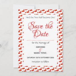 Reserve A Data CHINA Casamento Patriótico Personalizado  婚礼