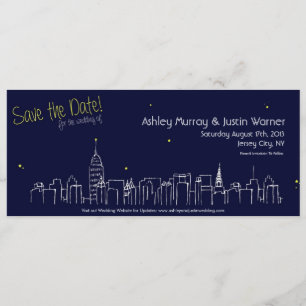 Reserve A Data Cityscape Salve as Datas - Personalizável!