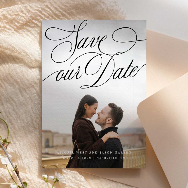 Reserve A Data Clássica Caligrafia (Criador carregado)