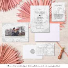 Reserve A Data Clássico Foto Chic de Casamento de Inverno com Tex
