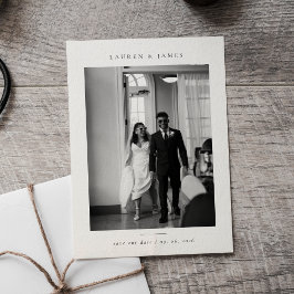 Reserve A Data Clássico Foto de Casamento Formal para Salvar a Da