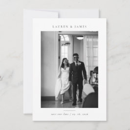 Reserve A Data Clássico Foto de Casamento Formal para Salvar a Da