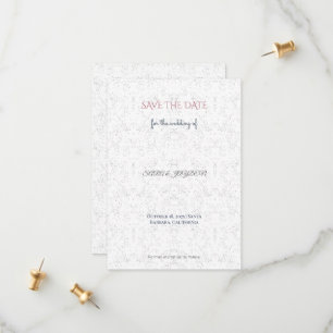 Reserve A Data Classy Digital Save the Date Rustico Boho