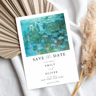 Reserve A Data Claude Monet Water Lily Wedding