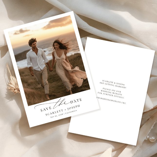 Reserve A Data Cliffside Beach Calliografia Foto de Casamento (Criador carregado)