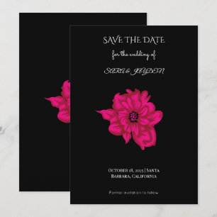 Reserve A Data Clipart de Flor Rosa Fofa – Design Floral Pop Art