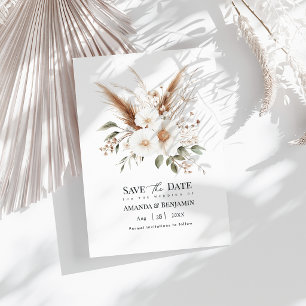 Reserve A Data Código QR de Casamento Boho Boêmio Rústico da Gram