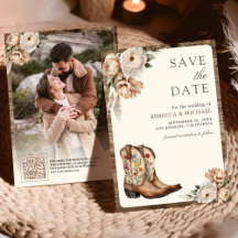 Código QR de Foto de Botas de Cowboy Western para 