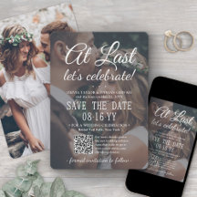 Código QR de Foto do Casamento Adiado Finalmente R