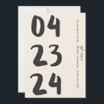 Reserve A Data Código Qr de Fotografia Vintage B&W Número de Foto<br><div class="desc">Tipografia Foto Artística Simples Código Qr</div>