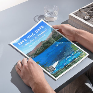 Reserve A Data Código QR do Estilo de Poster de viagens de Casame