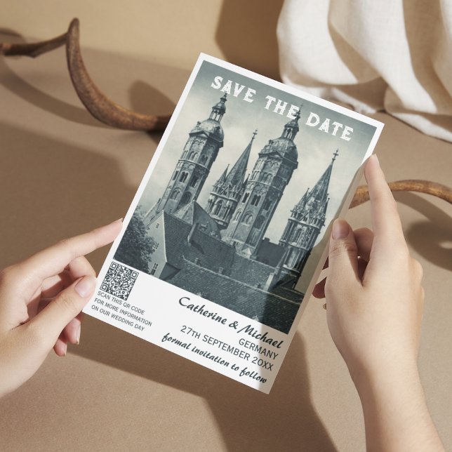 Reserve A Data Código QR do Viagem da Alemanha (Criador carregado)