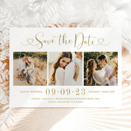Reserve A Data Colagem de Casamento Fotográfico do Script de Cora