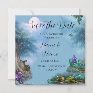 Reserve A Data Coleção de Casamento Elegância Bioluminescente
