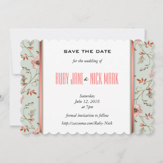 Reserve A Data Coleção RomanticCharm Vintage Floral Wedding